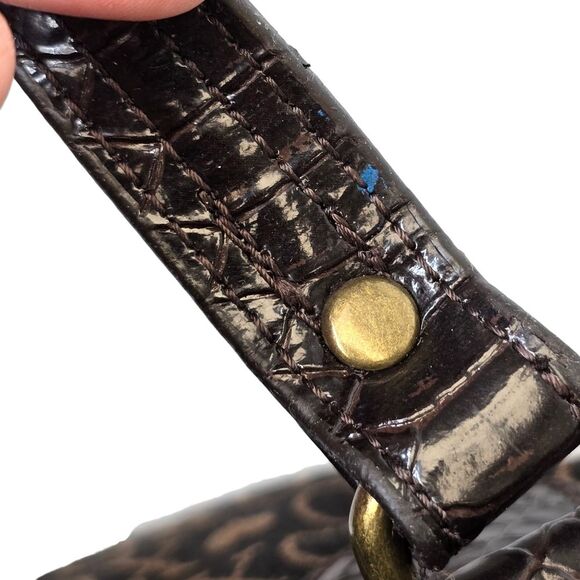 Y2K Vintage XOXO Leopard Logo Brown Shoulder Bag 2000s - Picture 16 of 16